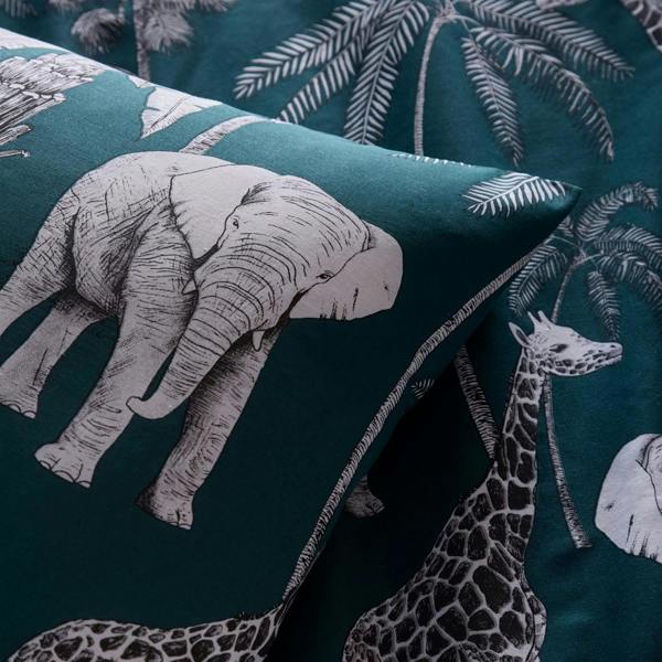 Wild Safari Green Duvet Cover Set