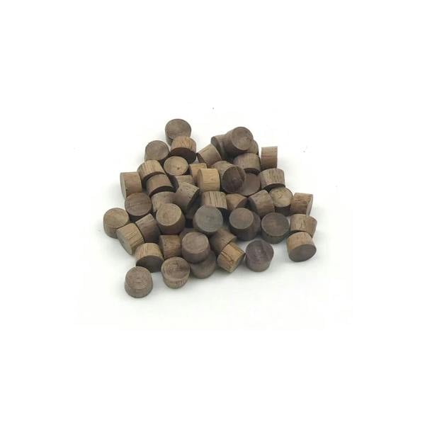 10mm Walnut Flat Head End Grain Plug