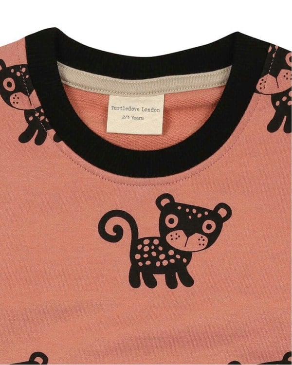 organic cotton Orange Cub Print Sweatshirt - image 3