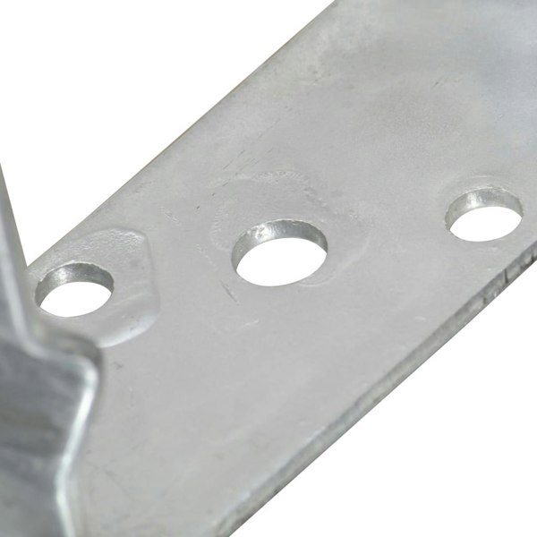 Berkfield Fence Anchors 6 pcs Silver 14x6x15 cm Galvanised Steel