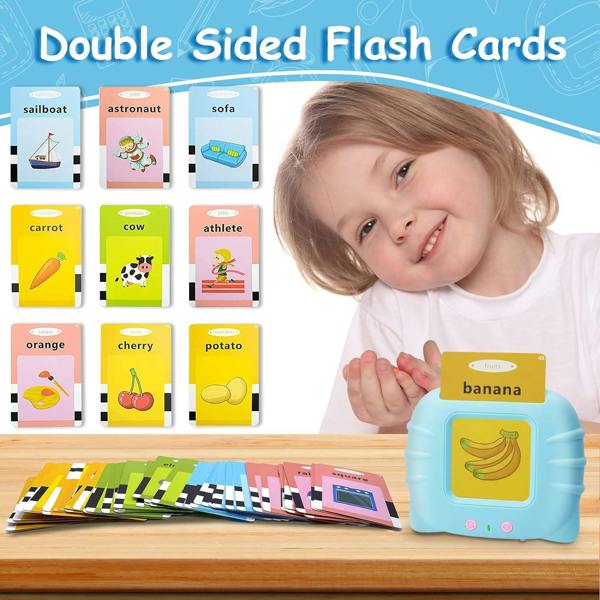 Dyzi Interactive Learning Cards for Toddlers 2-6: 224 Preschool Flashcards - Educational Toy