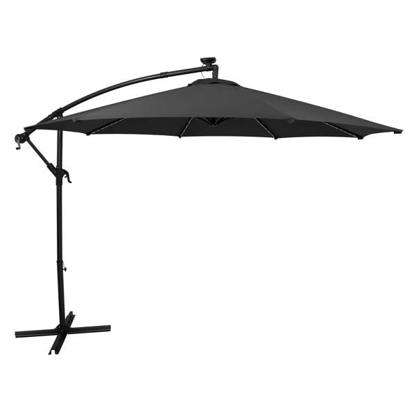 Jardi LED Cantilever Parasol 3m – Grey