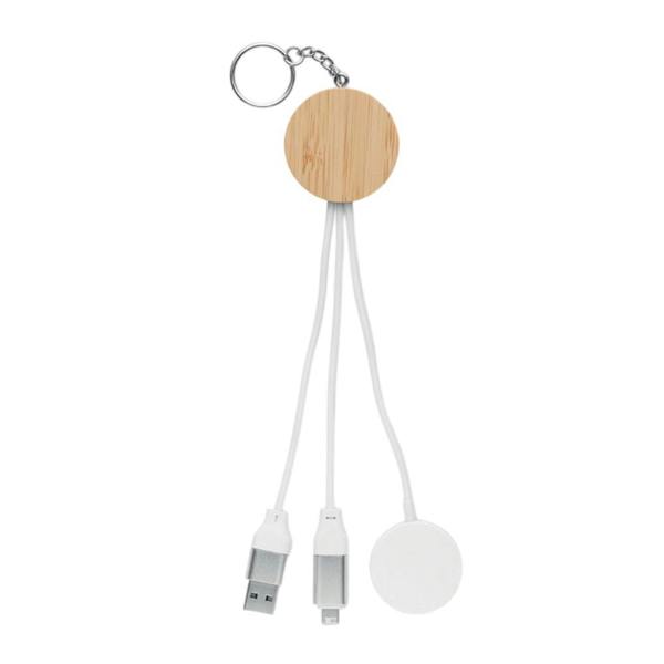 MidOcean Bule 4 in 1 Keyring - White - 