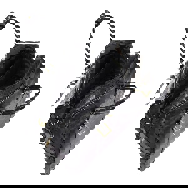 Infinity Leather Holt - Genuine Leather Wheeled Duffle Bag