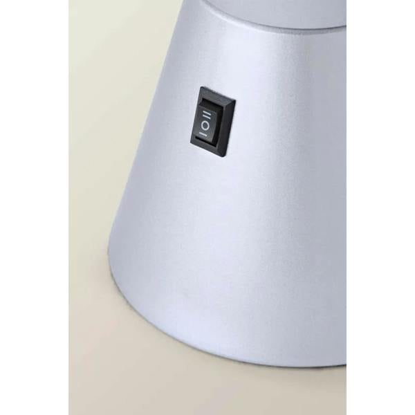Dragodirect Retro Lava Lamp Desk Light Yellow & Red LED with Silver Base