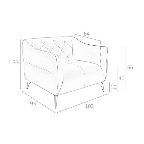 Angel Cerdá Chester Armchair Brown Leather Earth Clay 5098