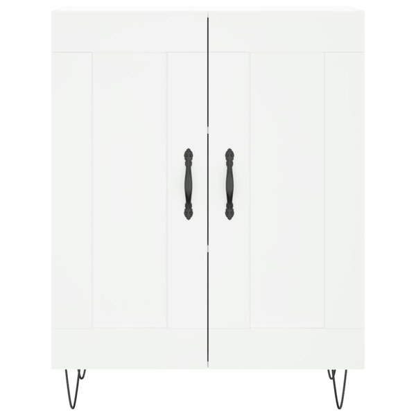 Berkfield Highboard White 69.5x34x180 cm Engineered Wood