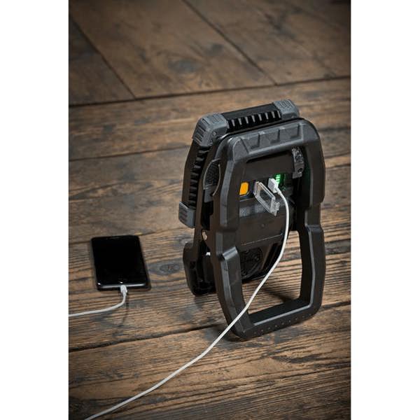 Brennenstuhl Rechargeable LED Work Light With Integrated Clamp - 3800 Lumen