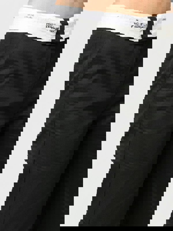 Palm Angels Reverse Wasitband Chino Black Wmns - Supplied FashionPalm Angels