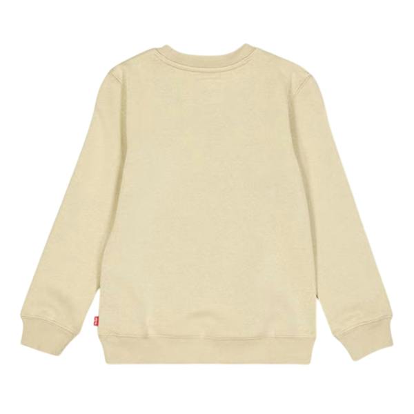 Levis Childrens/Kids Batwing Logo Crew Neck Sweatshirt - Grey/Red - 
