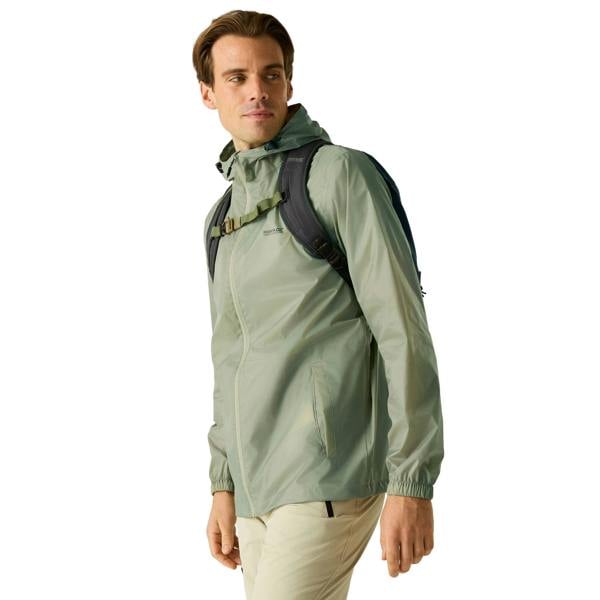 Regatta Mens Pack It III Waterproof Jacket - Light Sage - 