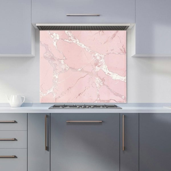 Warren Reed - Designer Baby Pink Quartz Effect Kitchen Splashback