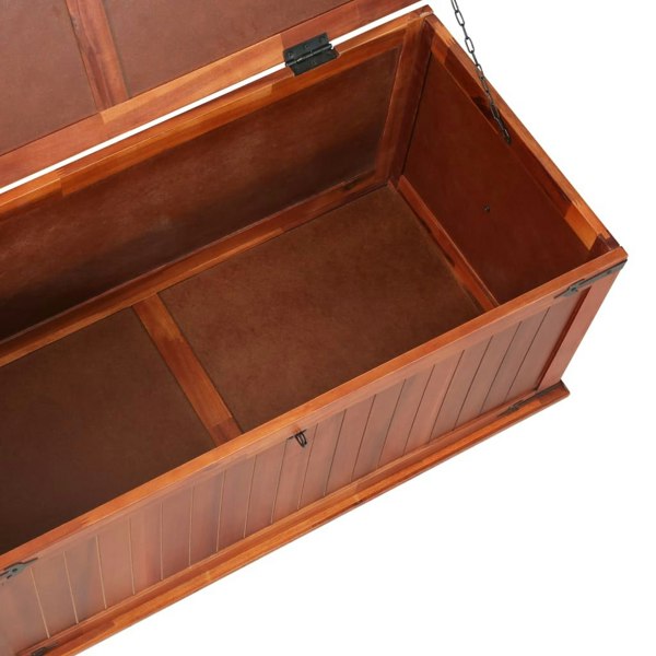 Berkfield Storage Chest 79x34x32 cm Solid Acacia Wood