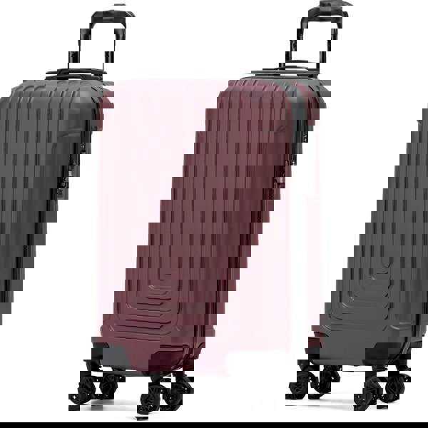 Flight Knight 55x35x20cm Cabin Carry Bag Hard Shell Suitcase 100+ Airline Approved