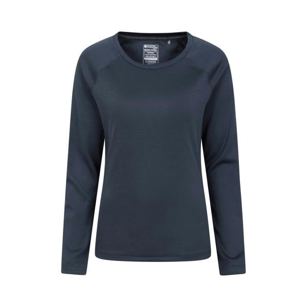 Mountain Warehouse Womens/Ladies Endurance Long-Sleeved Top - Navy - 
