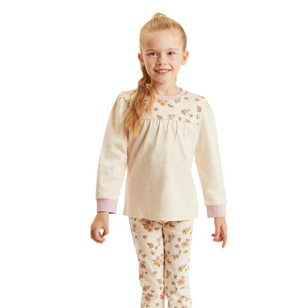 Luca and Rosa Floral Print Girls Pyjamas