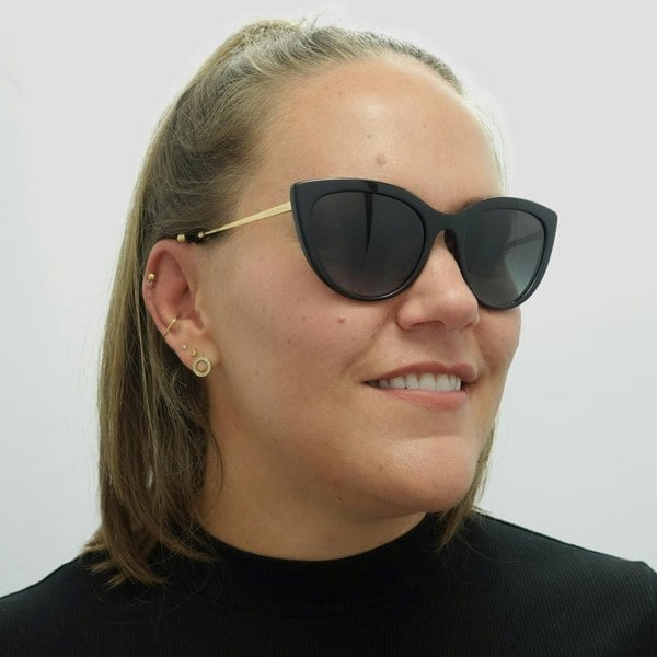 Dolce & Gabbana Sunglasses DG4408 501/8G Black Grey Gradient