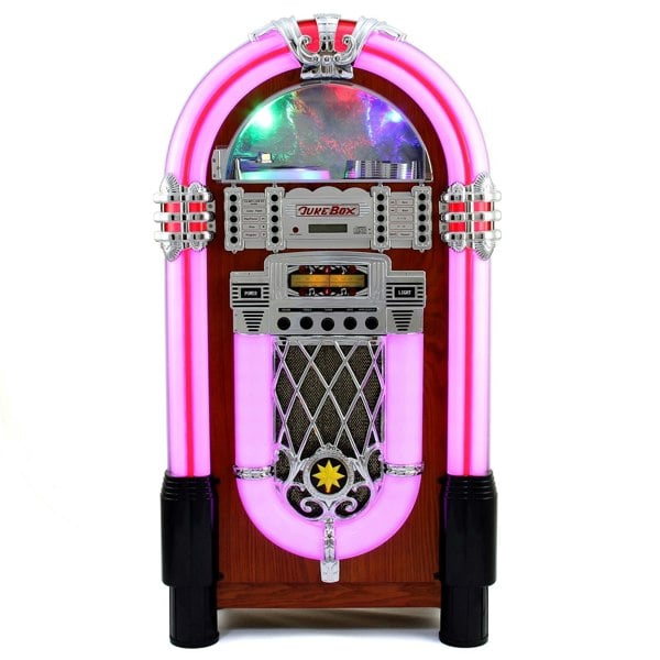 Monstershop Retro Style Illuminated Jukebox Sound System