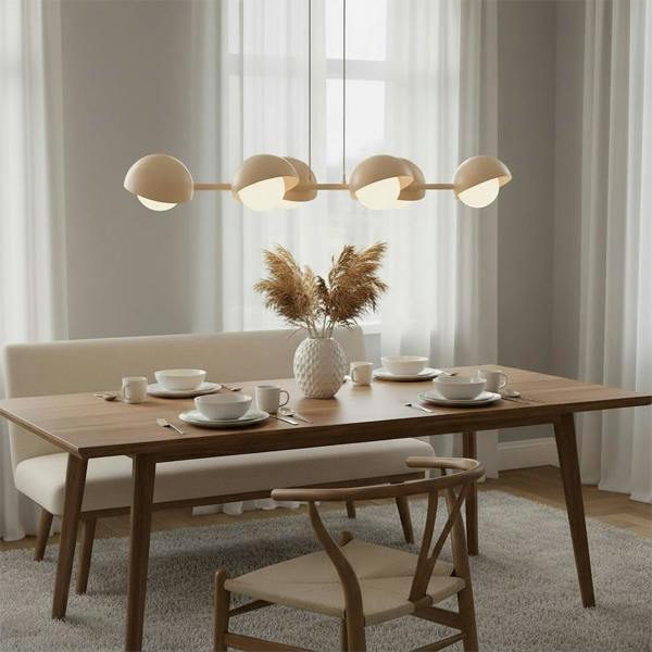 Emibig BOOM Pendant lamp 6 x G9 Mocha with White Shade
