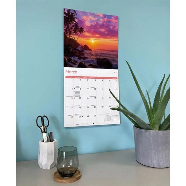 Beaches Calendar 2027, Wall Calendars, Month To View, Travel, Gift
