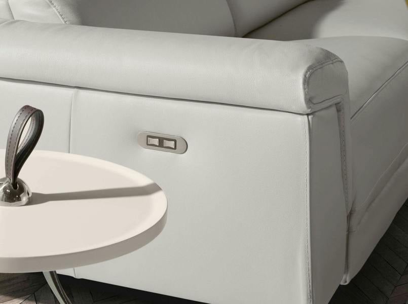 Angel Cerdá Relax sofa in grey leather 6107/6108