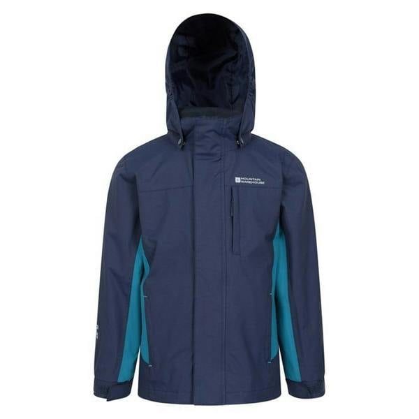 Mountain Warehouse Childrens/Kids Cannonball 3 in 1 Waterproof Jacket - Blue