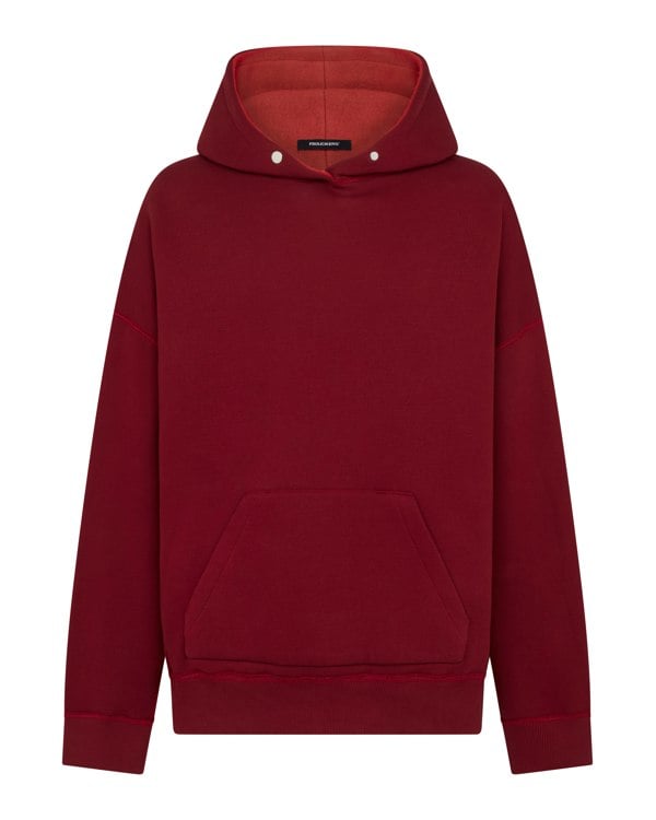 Frolickers Reversible Hoodie - Barolo / Chilli Flake