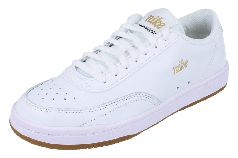 Nike Womens Court Vintage Prem Trainers Cw1067  104 - Summit White Metallic Gold 104 - Photo 0