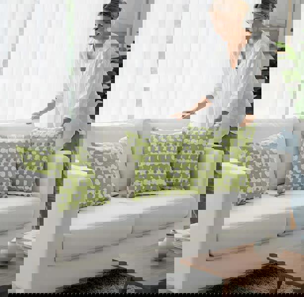 Anyhouz Anypillow Daisy Plush Pillowcase Floral Cushion Cover