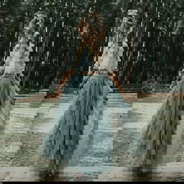 UK Flower Girl Boutique Felicity Couture - Sage Green