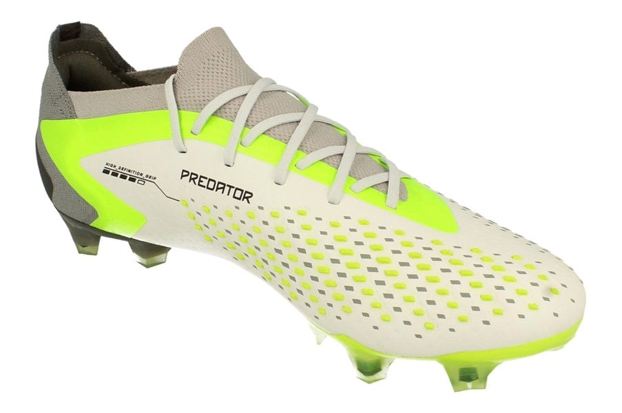 Adidas Predator Accuracy.1 L FG Mens Football Boots  GZ0032 - White Black Lime Gz0032 - Photo 3