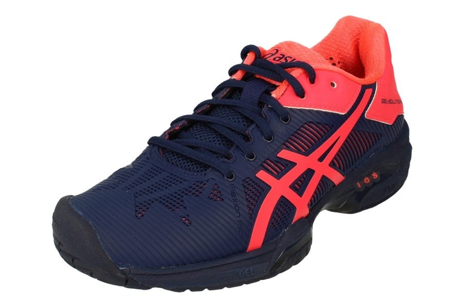 Asics Gel-Solution Speed 3 Womens Tennis Shoes E650N  4920 - Indigo Blue Diva Pink 4920 - Photo 0