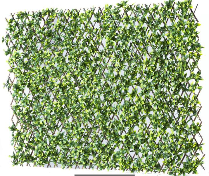 HYGRAD BUILT TO SURVIVE Artificial Hedge Flower Garden Screening Expanding Trellis Privacy Screen 1x2m