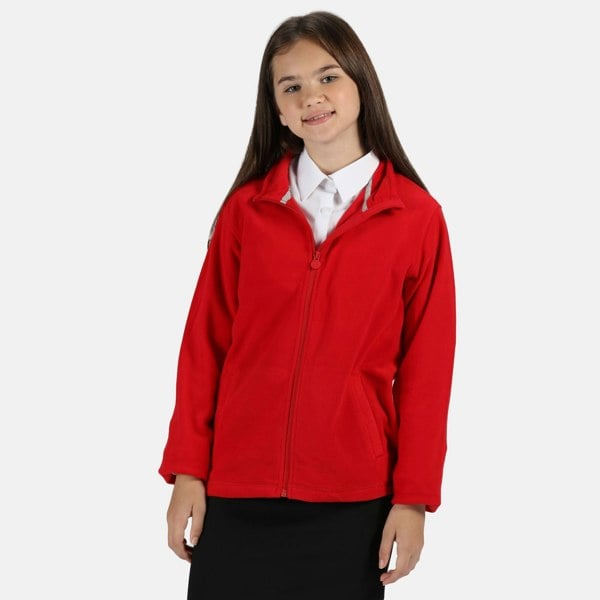 Regatta Childrens/Kids Brigade II Micro Fleece Jacket - Classic Red