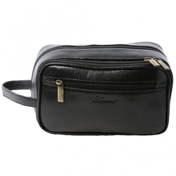 Ashwood Real Leather Toiletry Washbag: 2080