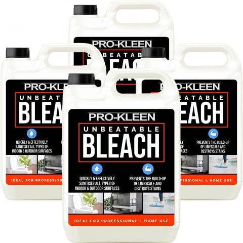 ProKleen Pro-Kleen Unbeatable Bleach - Kills Germs and Bacteria - Removes Odours, Prevents Limescale & Removes Stains 20L