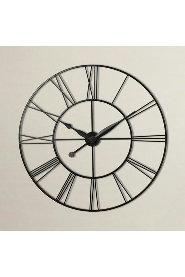 Living and Home D80Cm Garney Silent Wall Clock