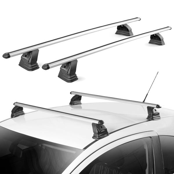 Green Valley Aluminium Roof Rack Bars, Fits BMW 3 Series 4dr 2020+ onwards, Aerodynamic Complete System + Locks