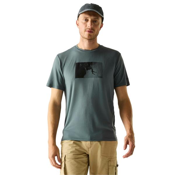 Regatta Mens Fingal Mountain Climbing T-Shirt - Dark Storm - 