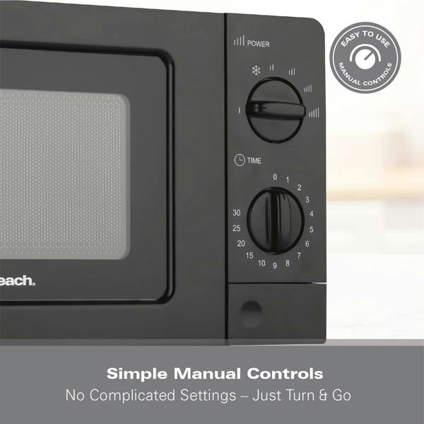 Hamilton Beach 20L Standard Microwave - Black