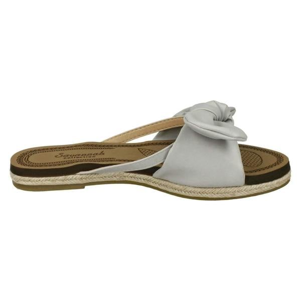 Savannah Ladies Savannah Flat Rope Edged Mules
