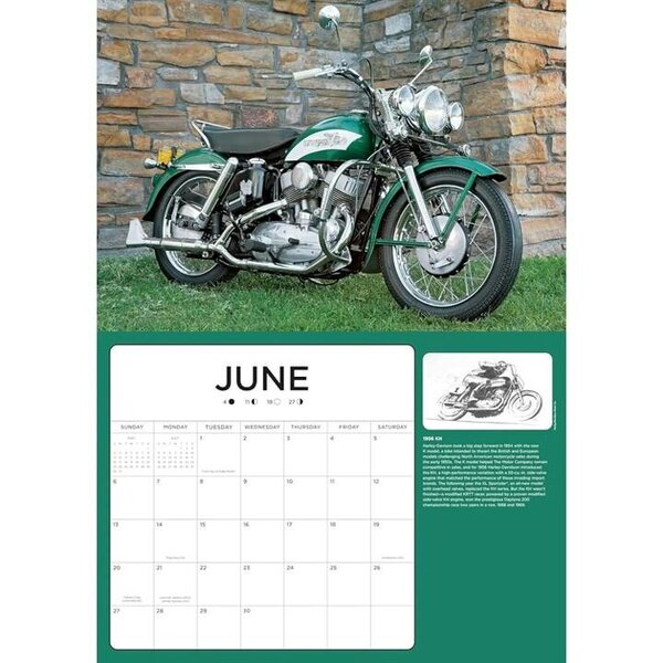 Harley-Davidson Deluxe Calendar 2027, Deluxe Calendars, Month To View, Transport, Gift