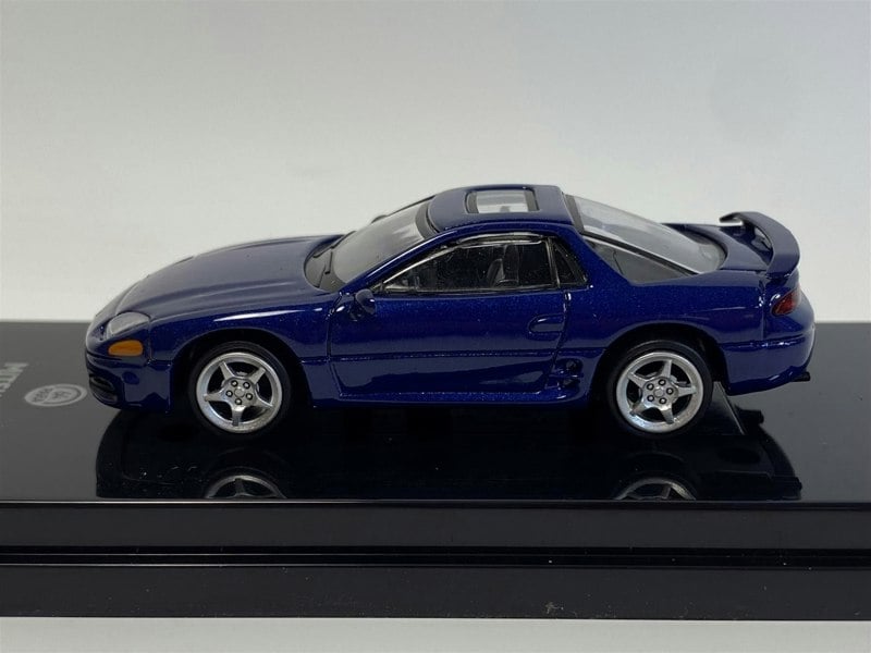 mitsubishi 3000gt gto mariana blue metallic lhd 1:64 paragon 55138