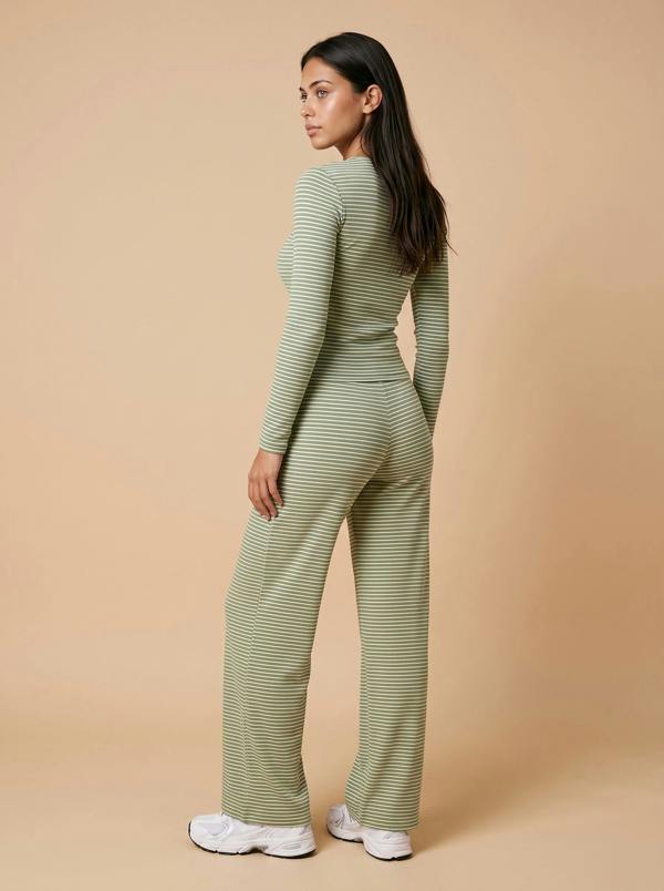 Urban Bliss Ribbed Stripe Top