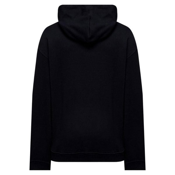 Diesel Double Destroyed Logo Black Hoodie XS