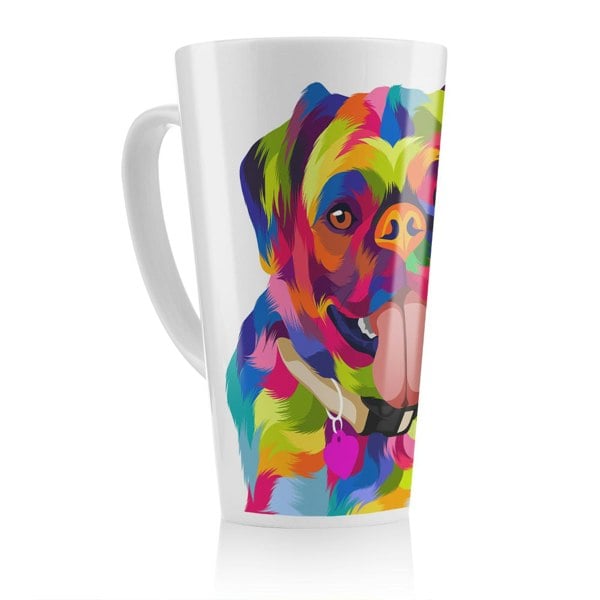 Benjamin Tate Design Amazing Illustration Pop Art Dog Designer Latte Mug
