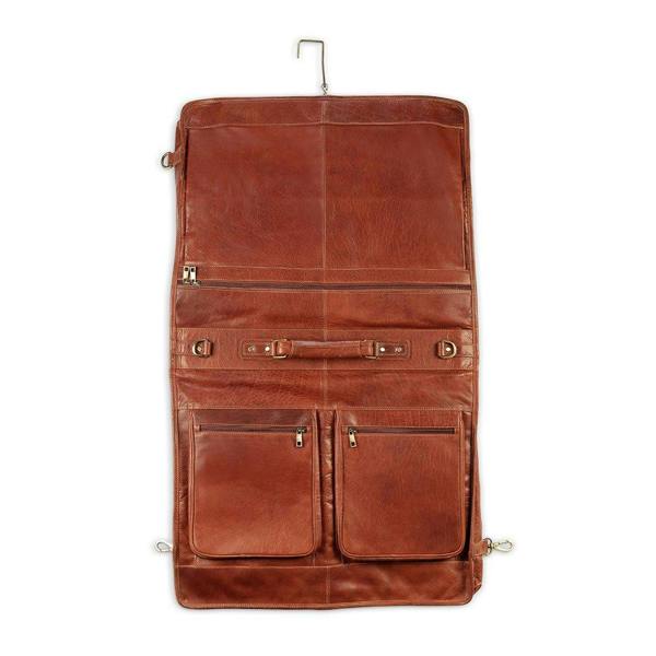 Leather Suit Carrier 829BRN – 14