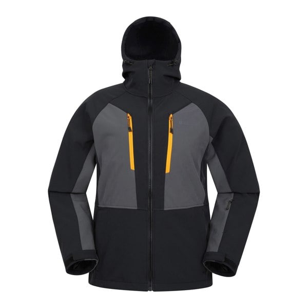 Mountain Warehouse Mens Axis Extreme Softshell Ski Jacket - Black