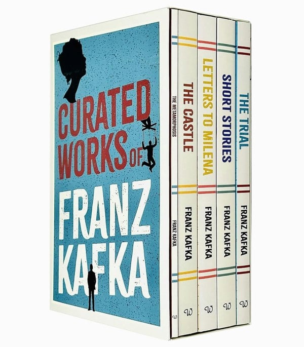 Curated Works of Franz Kafka 5 Book Set The Trial, Short Stories, Letters to Millena & more