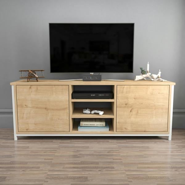 Decorotika Otis Modern Tv Stand TV Cabinet for TV's up to 63"